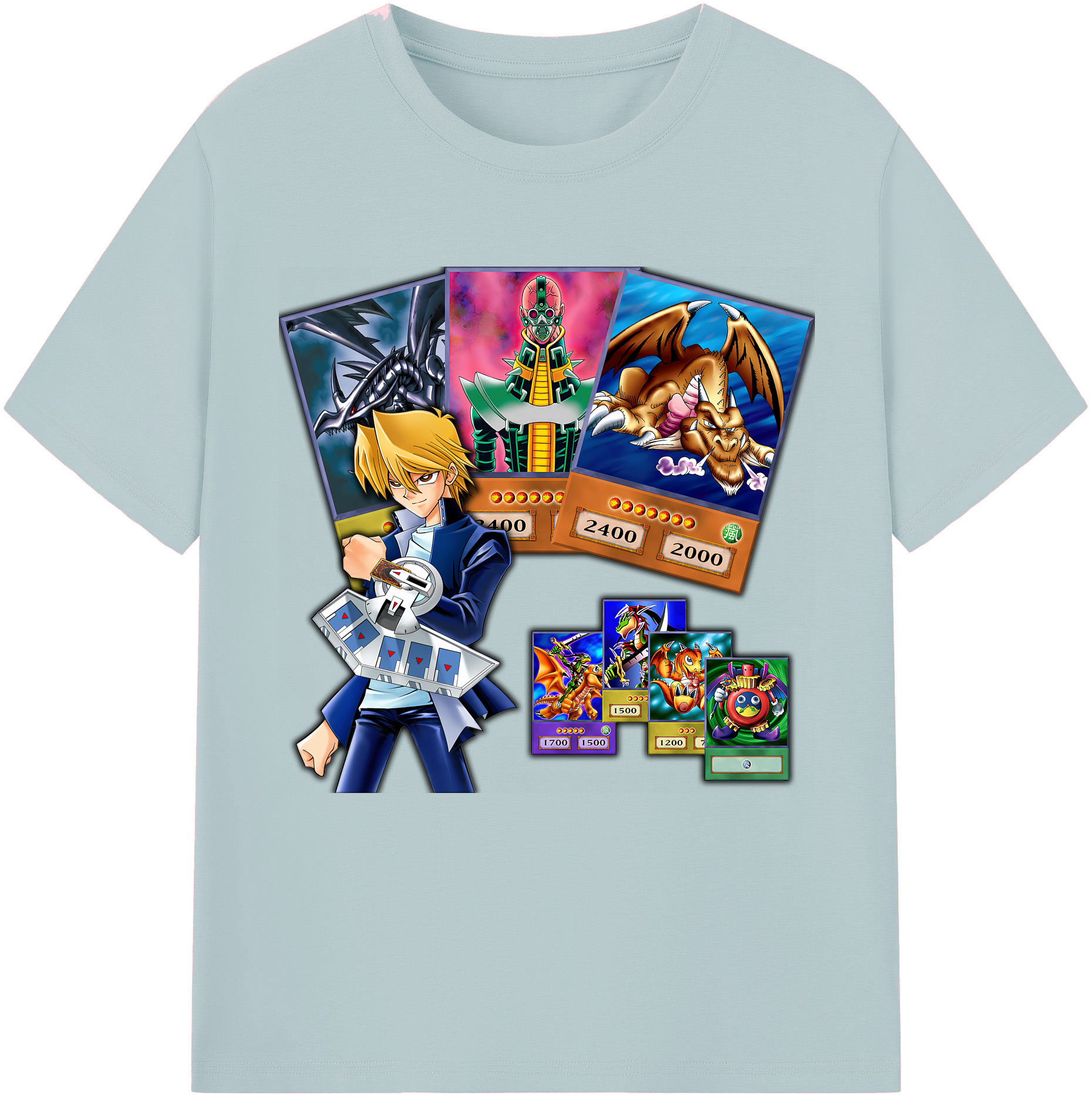 （画像用） 遊☆戯☆王 Yu-Gi-Oh! 綿100％半袖Tシャツ（フロントプリント）